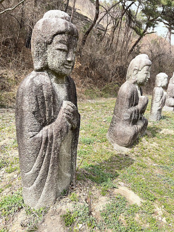 千佛塔/文殊寺/新罗佛教寺院/和顺郡/全南道/韩国